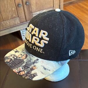 New Era Star Wars Rogue One Cap - Black and Cream